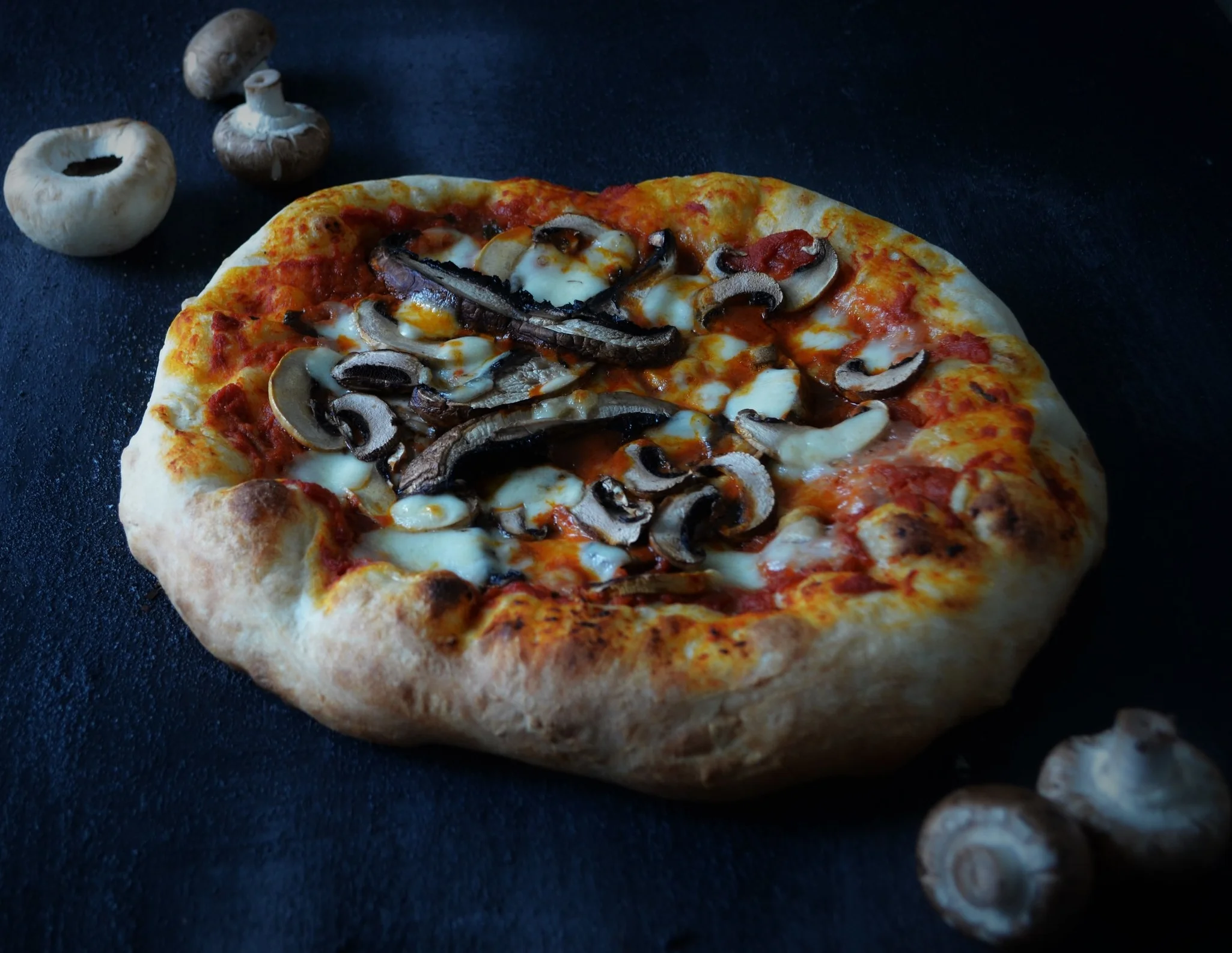 Ham and Mushrooms Pizza
