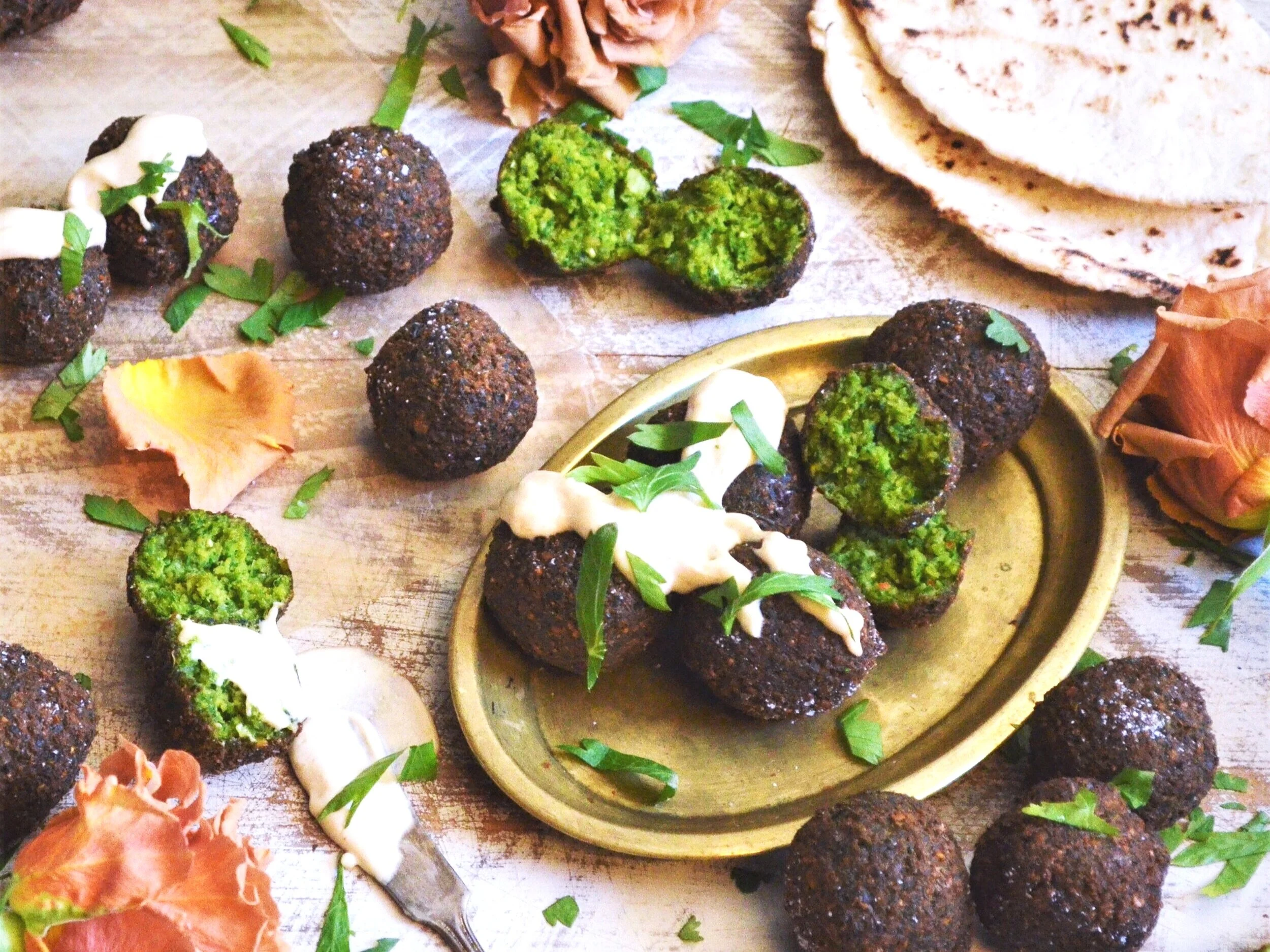 Falafel with Tahini Sauce