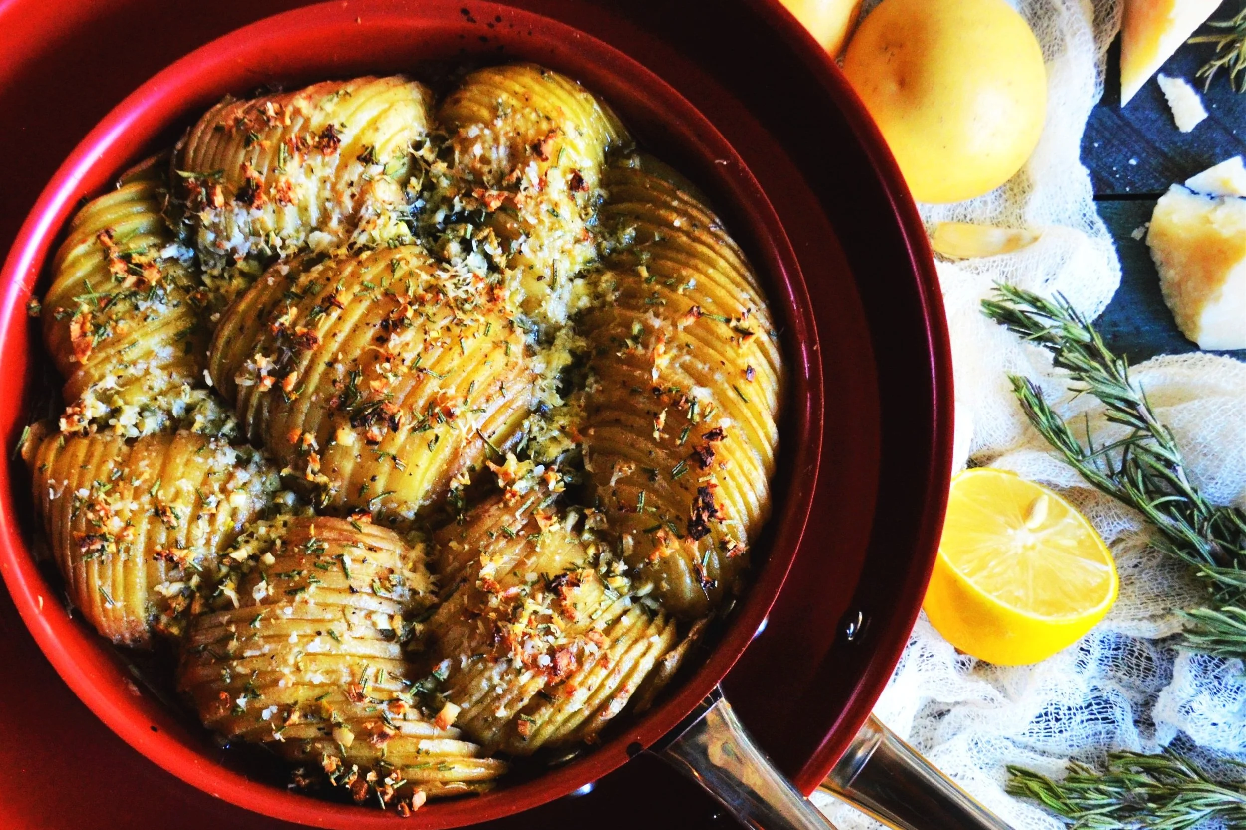 Scalloped Potatoes with Rosemary and Garlic