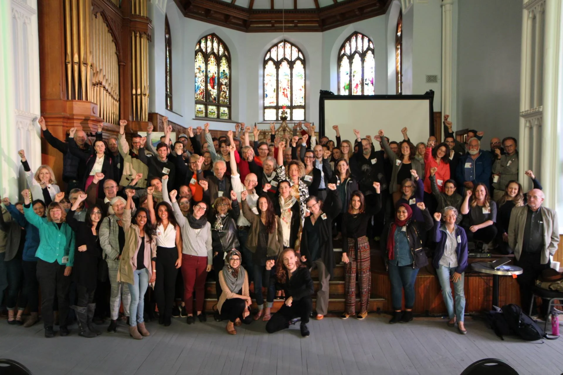 Participants celebrate the success of ClimaCon2017!