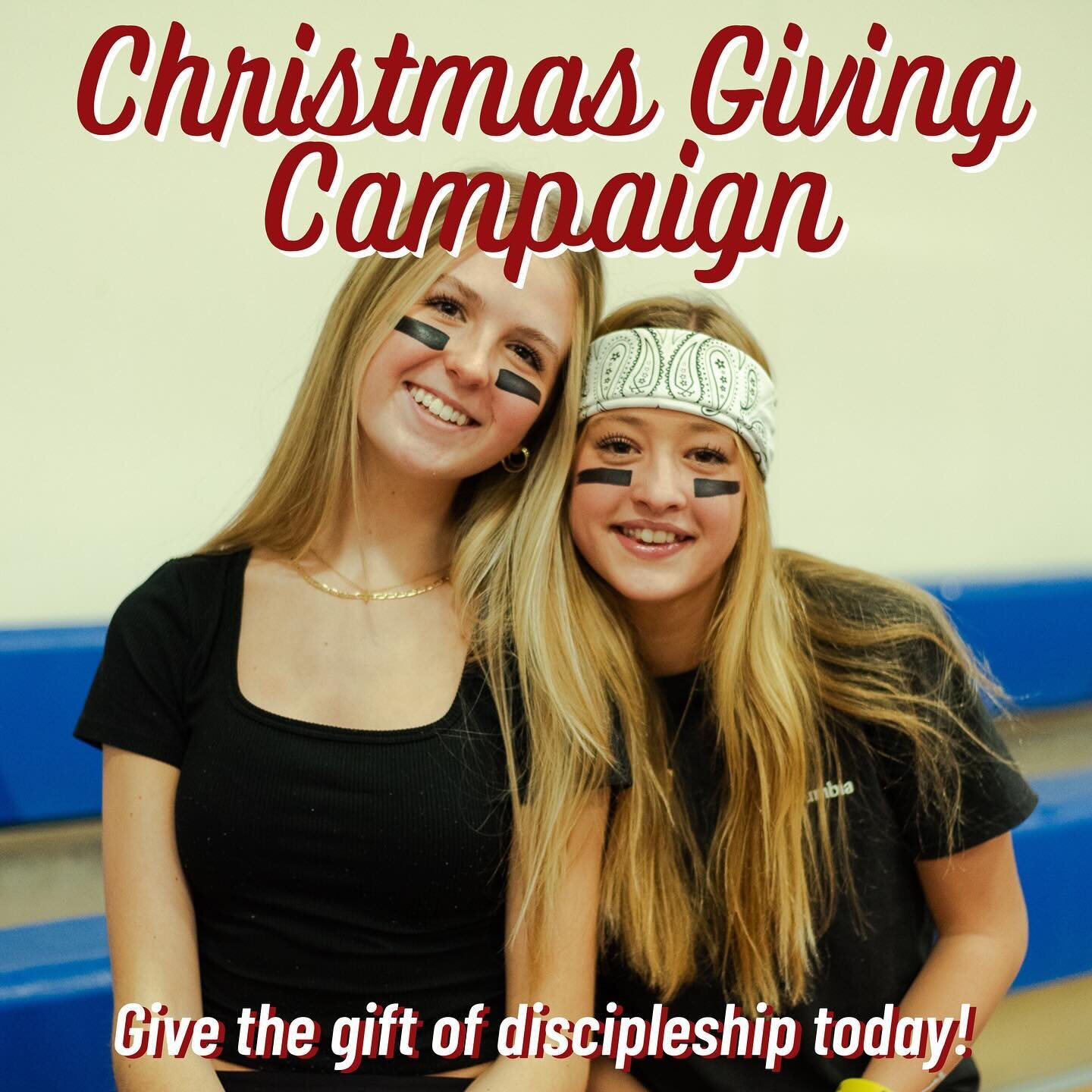 Tomorrow is the last day of our Christmas Giving Campaign!

Did you know the average cost for a student to attend KLIFE is $100 a month? The funds raised in this campaign enable us to have the resources in place to continue to impact the hearts and l