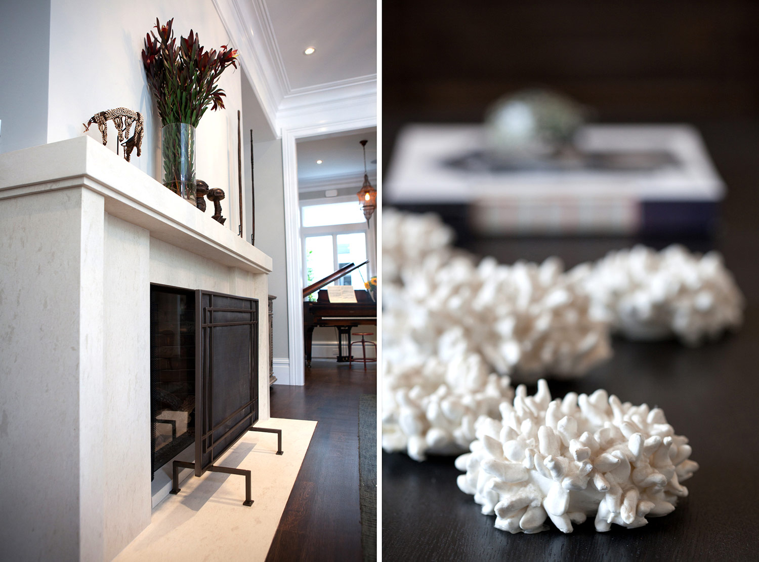 fireplace, fire, hearth, marble hearth, accessories, decorate, hardwood floors, piano, living room, mantel