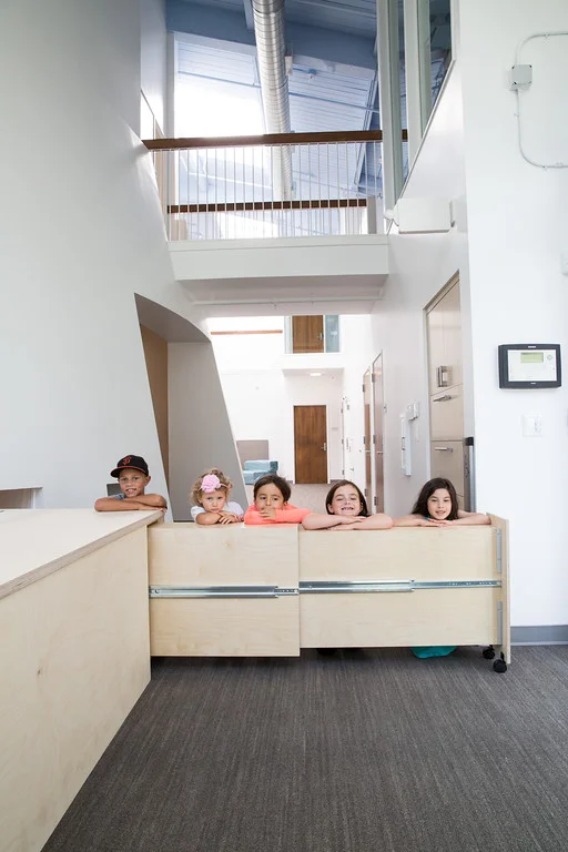 open, modern, white, clean, san francisco school, elementary, architecture, children's space