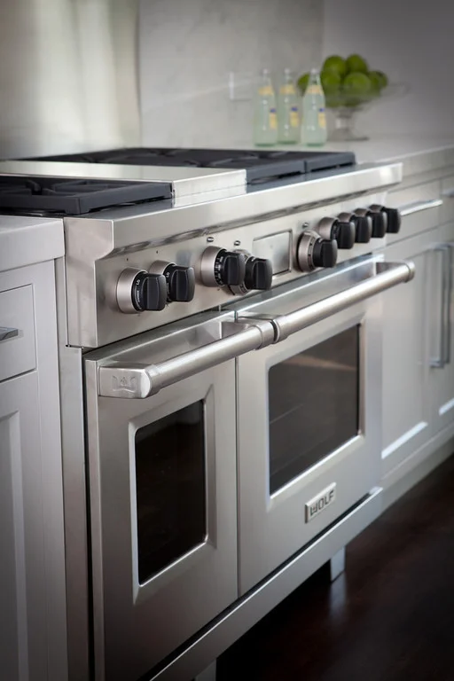 kitchen, wolf range, wolf stove, stainless steel