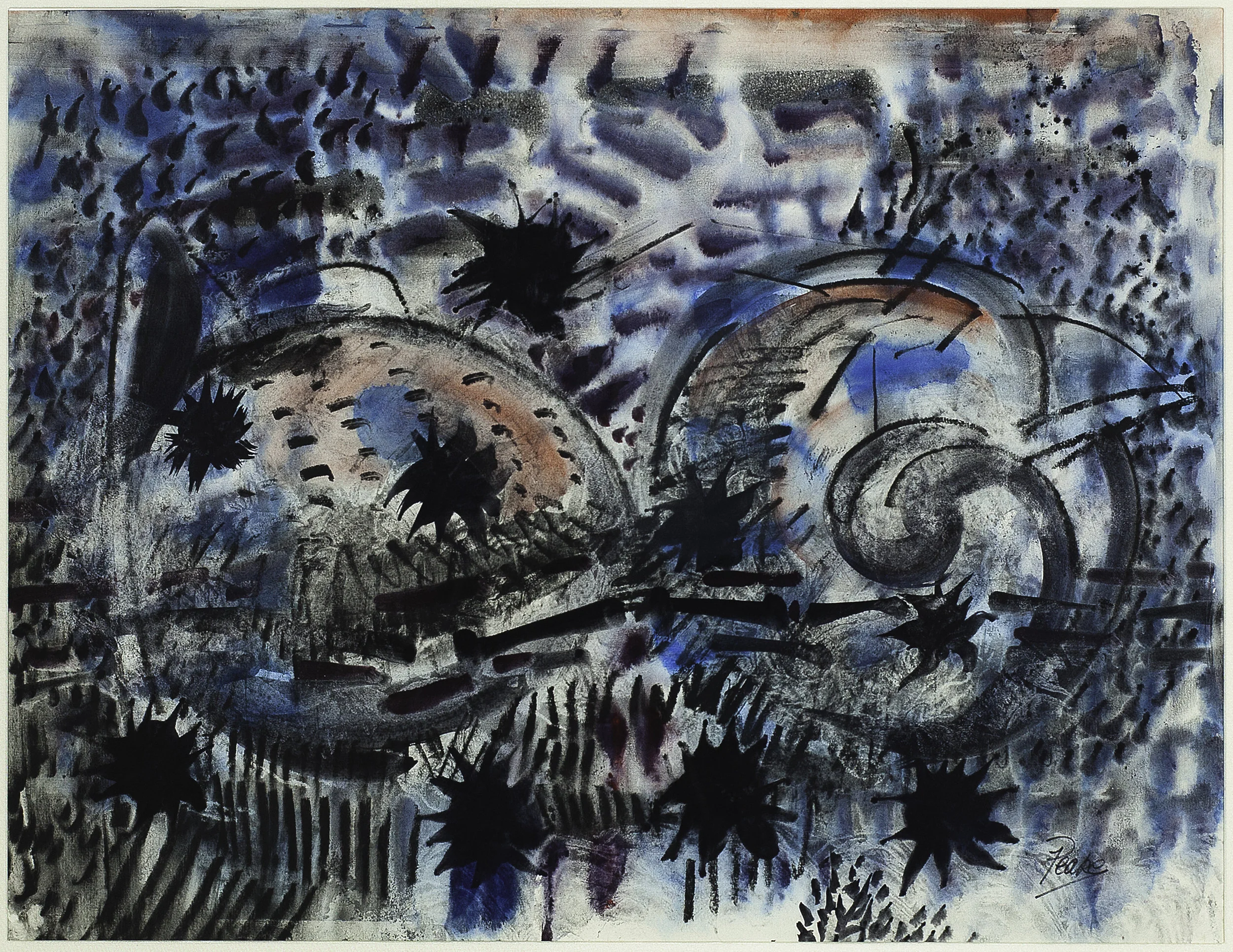 Channing PEAKE Biomorphic Aquacade c. 1965