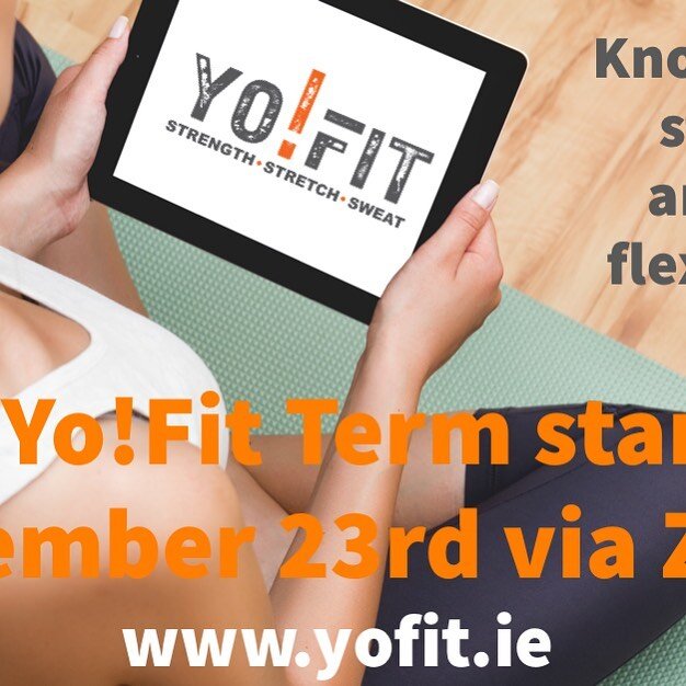 Yo!Fit classes are back! 
If you are looking for a fun class with a difference to do from the comfort of your own home, why not include Yo!Fit in your Autumn exercise plans. Including strength training, interval training and yoga, this class with lea
