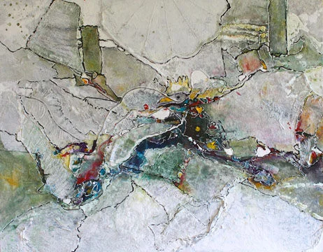 Mind Mapping #3 45"WX 36"L X 1.5 "D Sold