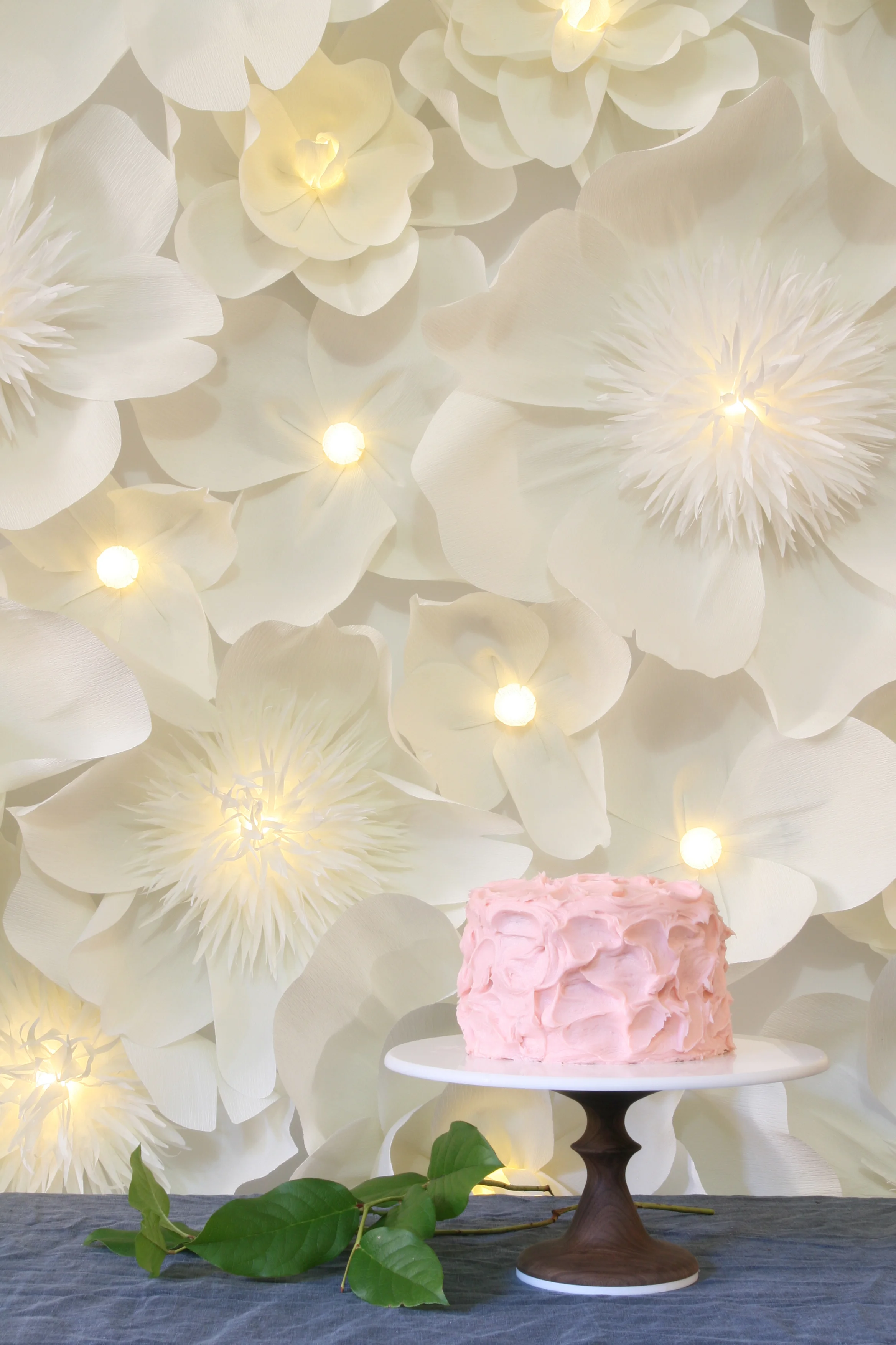 The Hera Collection - Illuminated paper wall flowers from Aster + Quail