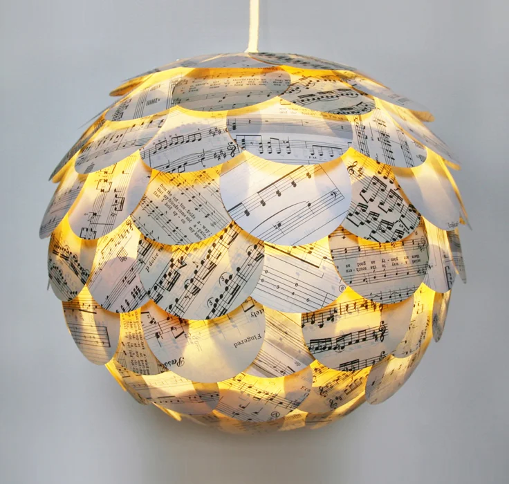 Manhasset Sheet Music Pendant | by Aster + Quail | www.asterandquail.com