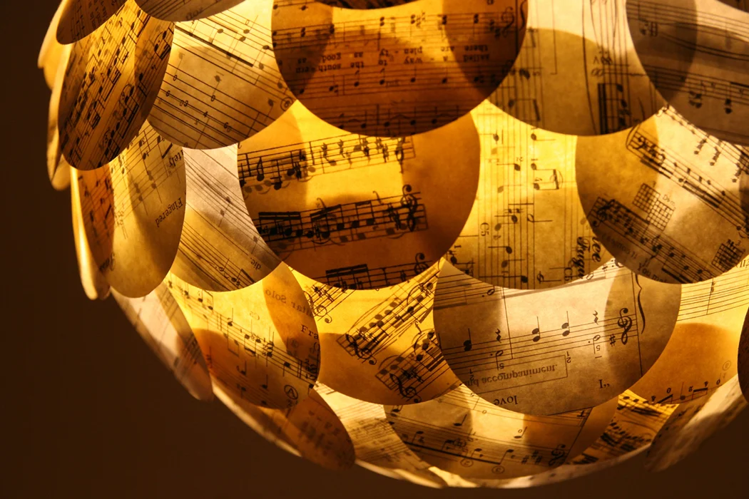 Manhasset Sheet Music Pendant | by Aster + Quail | www.asterandquail.com