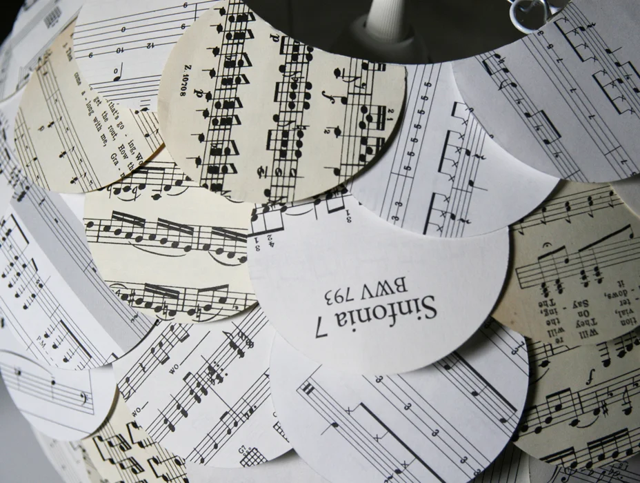 Manhasset Sheet Music Pendant | by Aster + Quail | www.asterandquail.com
