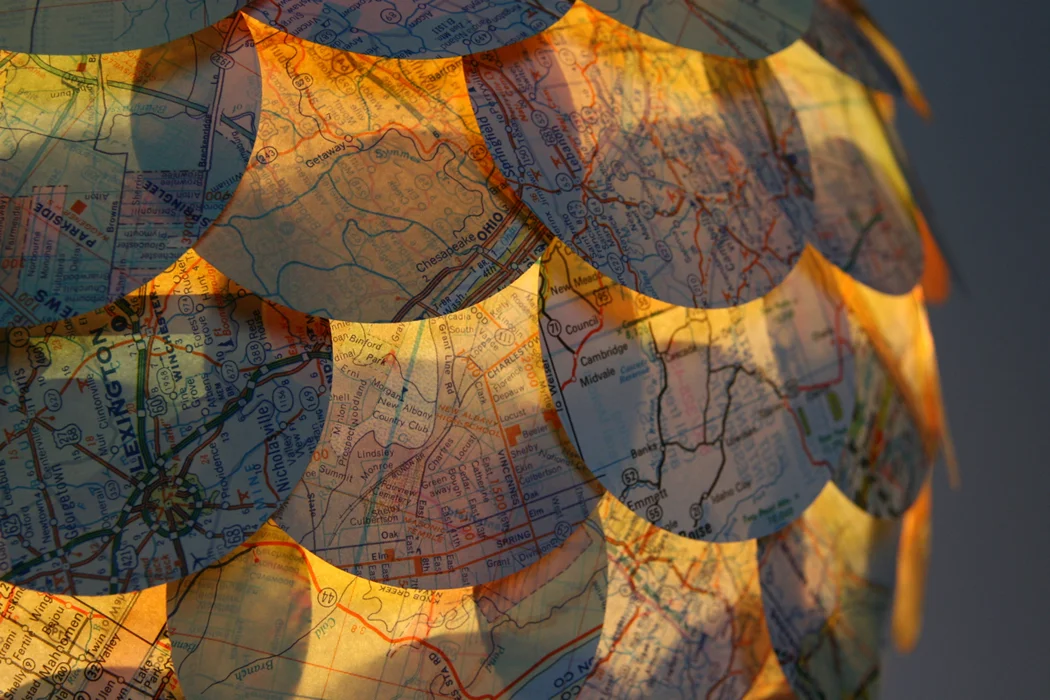 Manhasset Road Map Pendant | by Aster + Quail | www.asterandquail.com