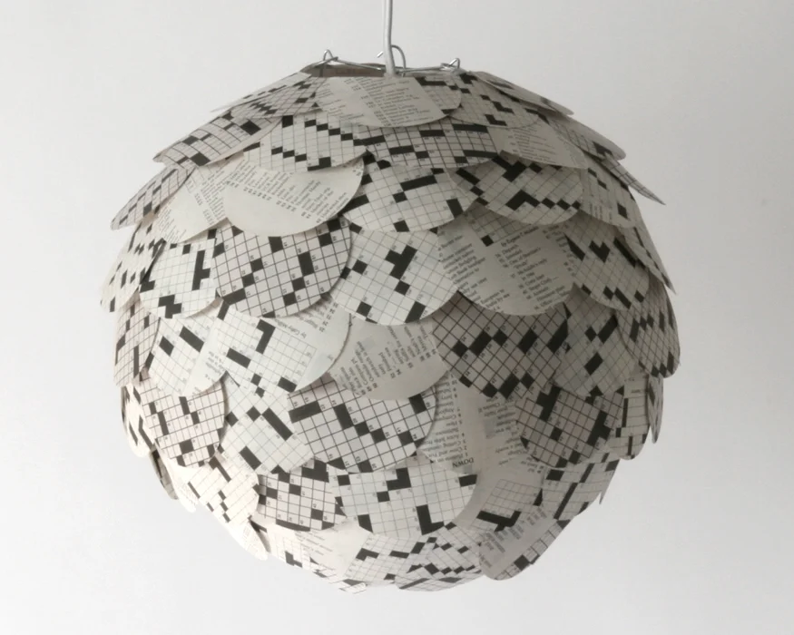 Manhasset Crossword Pendant | by Aster + Quail | www.asterandquail.com