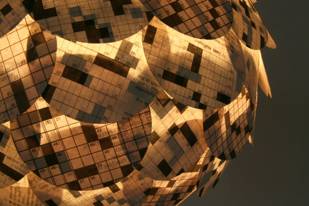 Manhasset Crossword Pendant | by Aster + Quail | www.asterandquail.com