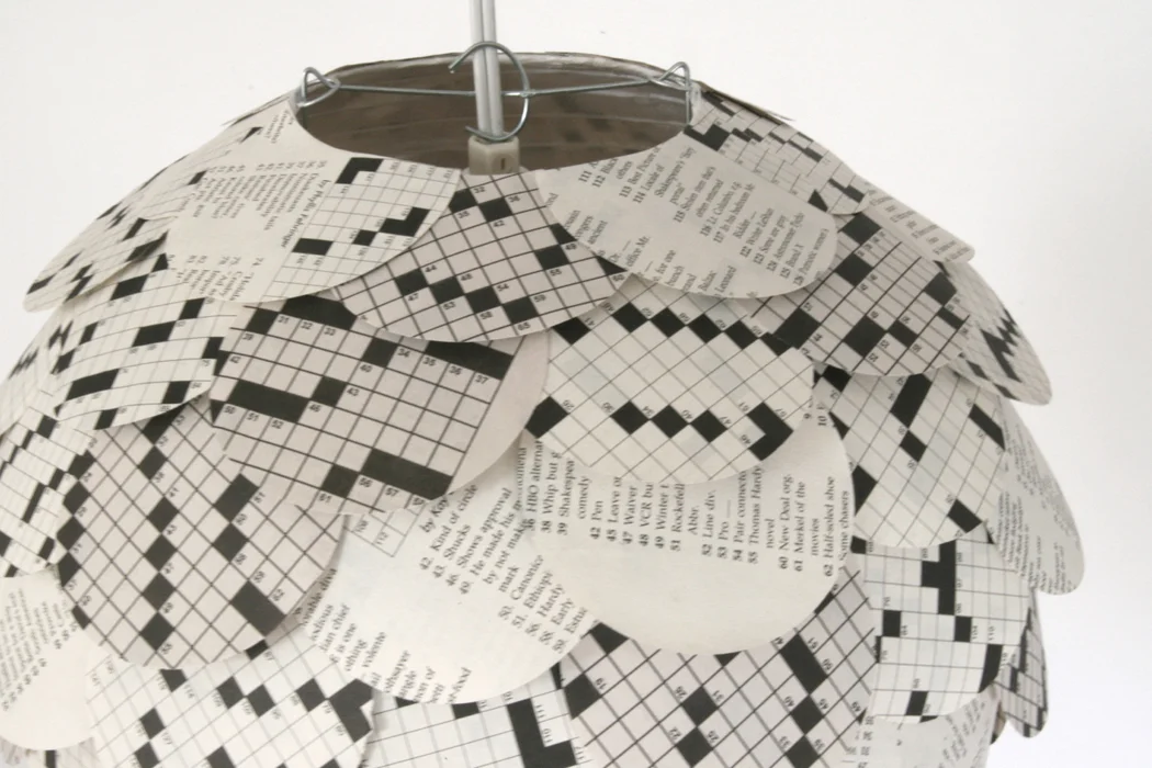 Manhasset Crossword Pendant | by Aster + Quail | www.asterandquail.com