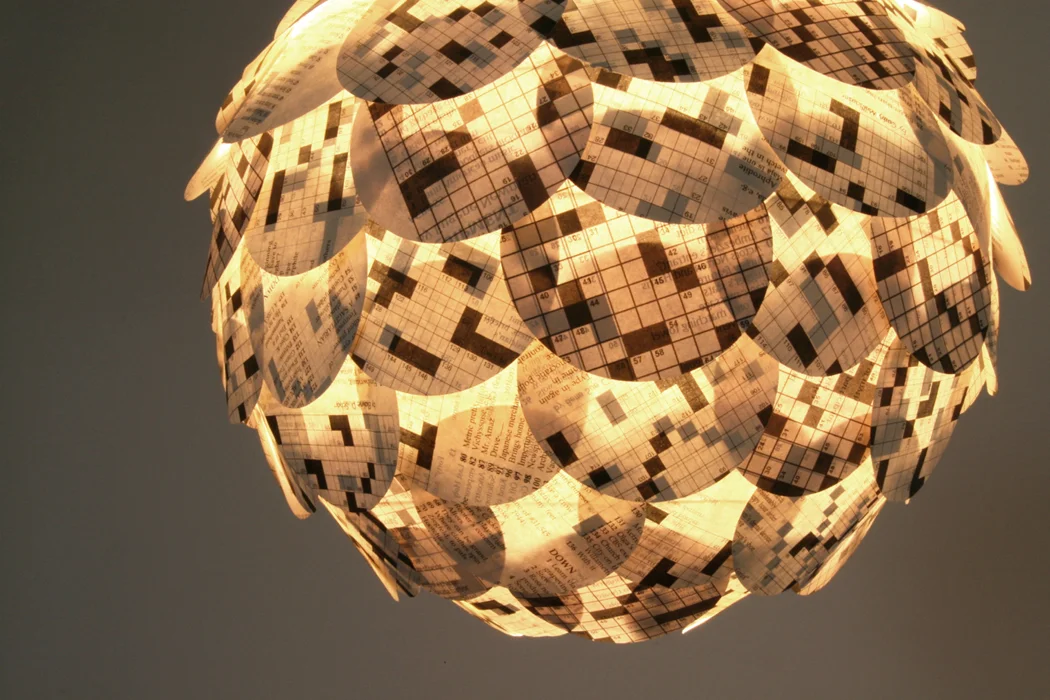 Manhasset Crossword Pendant | by Aster + Quail | www.asterandquail.com
