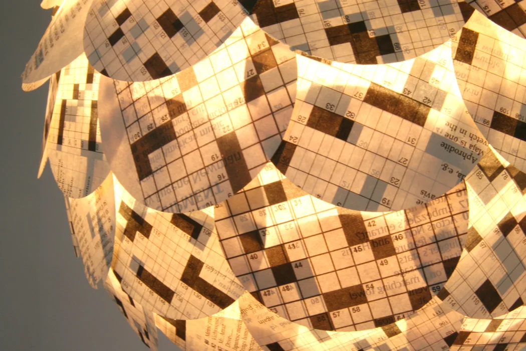 Manhasset Crossword Pendant | by Aster + Quail | www.asterandquail.com