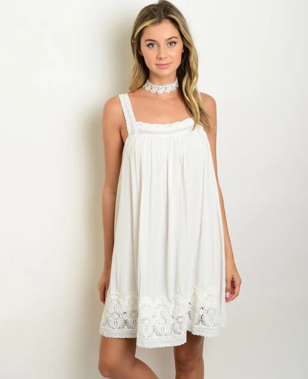 Lace Cotton Dress . Arya