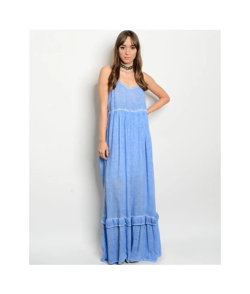 Mineral Wash Maxi Dress