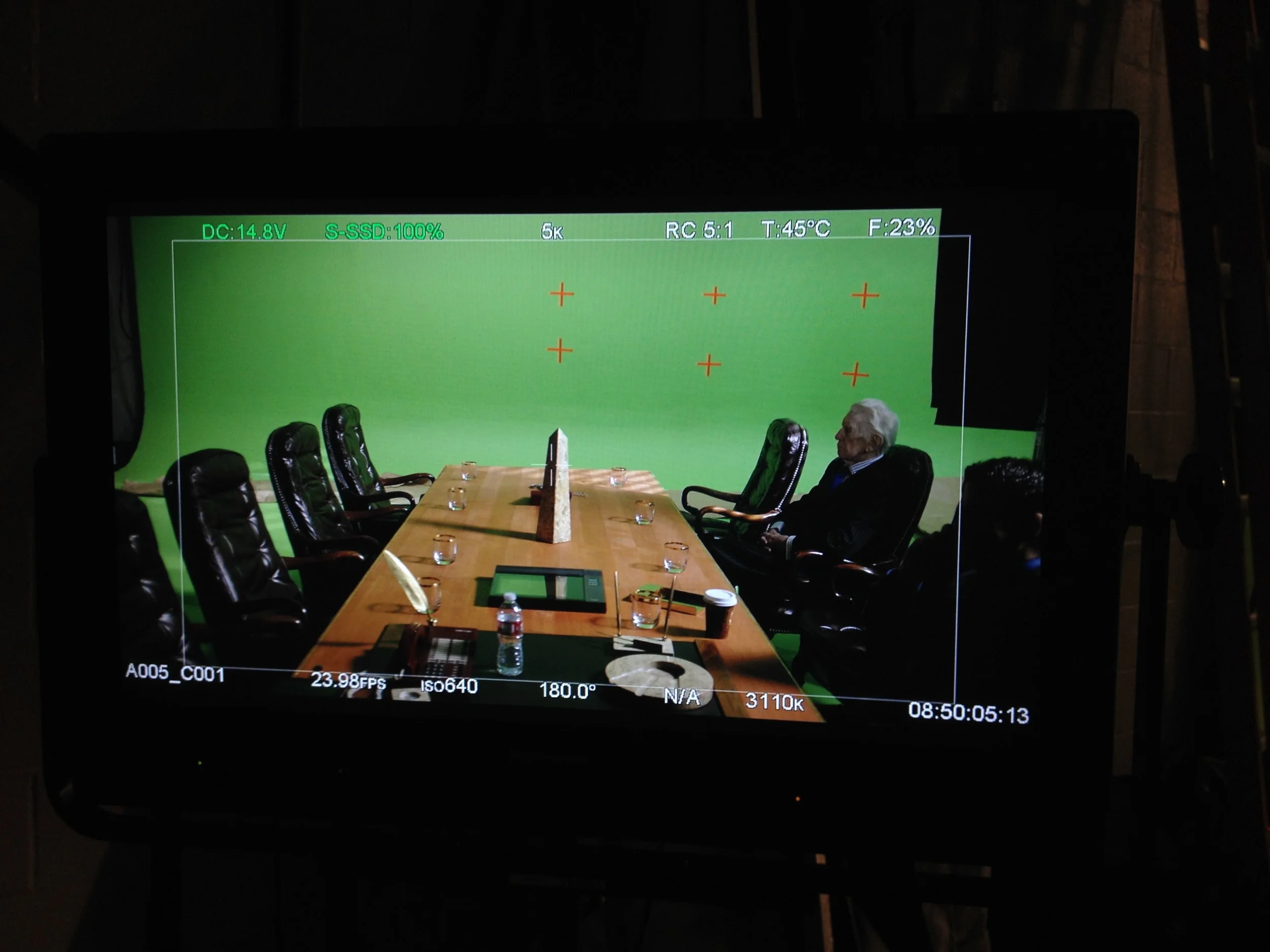 Office Scene Set Dress and Trackers