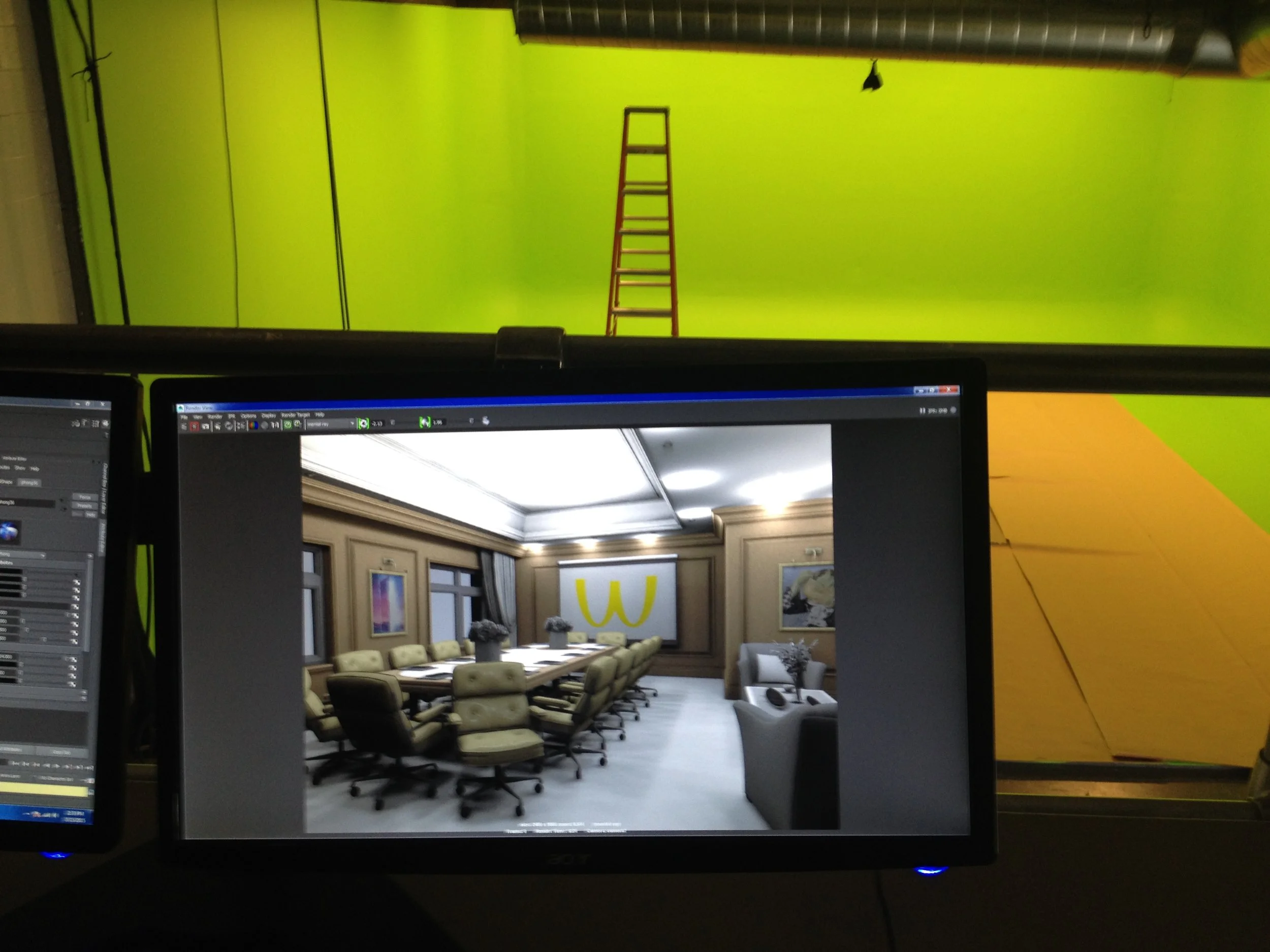 Office Scene Previs and Light Setup