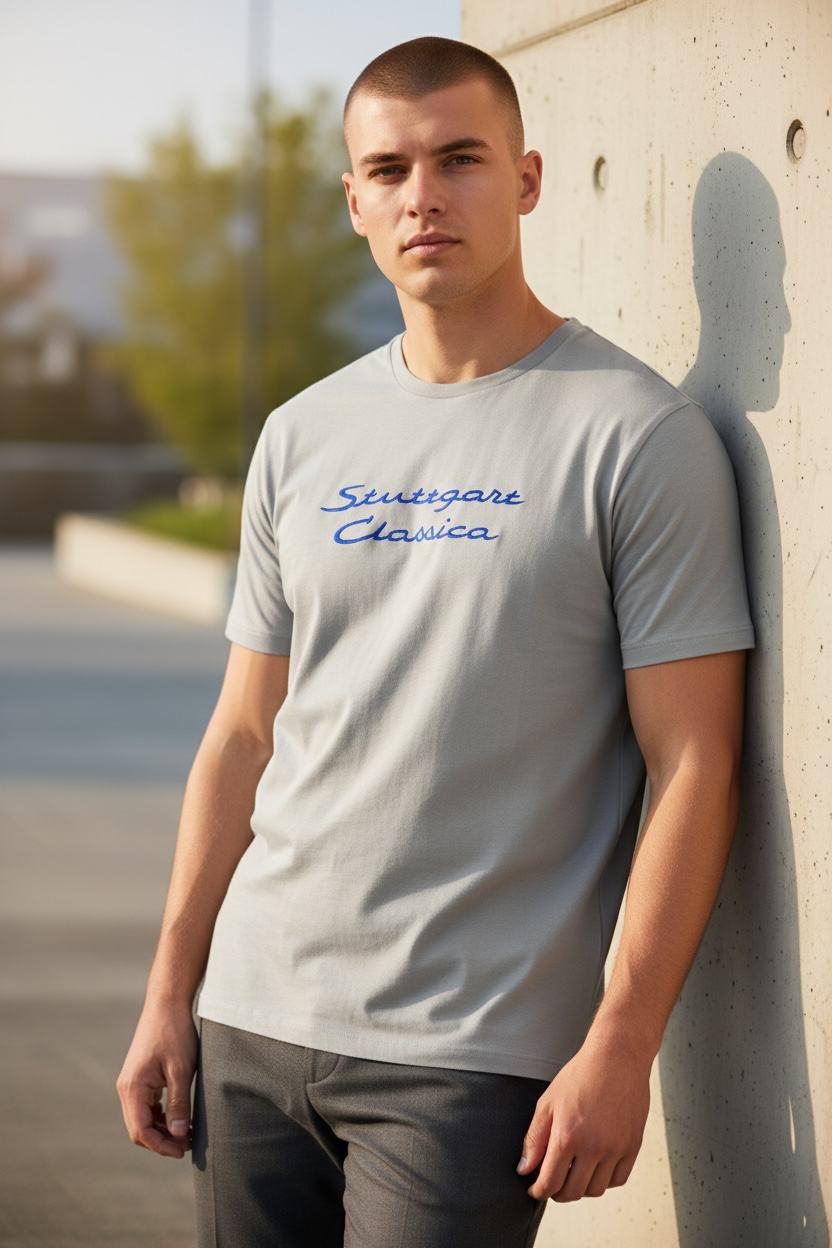Stone Grey Stuttgart Classica T Shirt
