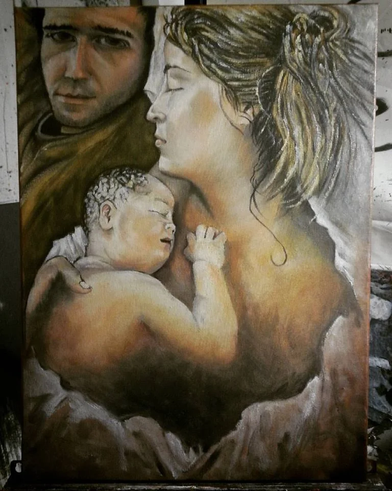 “Mother, Child & Father”,     2015