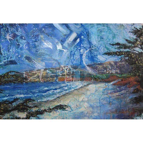 "Luminescent Noturne", &nbsp; &nbsp; 2013Mixed Medium on Canvas40in. x 60in.&nbsp;-Private Collection-Collaboration