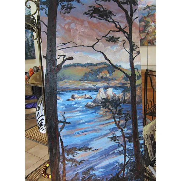 "Point Lobos", &nbsp; &nbsp; 2013Oil on Canvas18in. x 36in.&nbsp;-sold-Luke Lamar