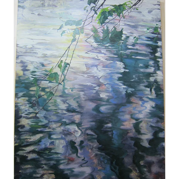 "Reflection", &nbsp; &nbsp; 2012Oil on Linen36in. x 48in.&nbsp;-private collection-Luke Lamar