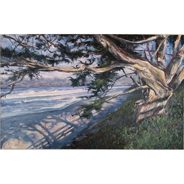 "Cypress", &nbsp; &nbsp; 2010Oil on Canvas30in. x 48in.-private collection-Luke Lamar