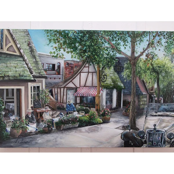 "Court of the Golden Bough", &nbsp; &nbsp; 2011Oil on Linen24in. x 36in.&nbsp;-private collection-Luke Lamar