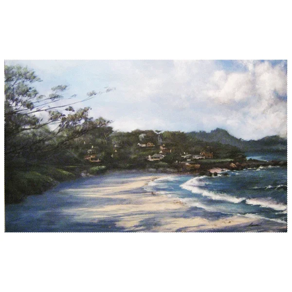 "Carmel Beach", &nbsp; &nbsp; 2007Oil on Canvas30in. x 48in.-sold-Luke Lamar