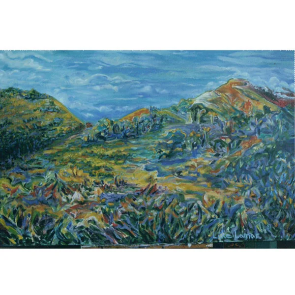 "Carmel Meadows", &nbsp; &nbsp; 2003Acrylic on Canvas&nbsp;30in. x 48in.&nbsp;-sold-Luke Lamar