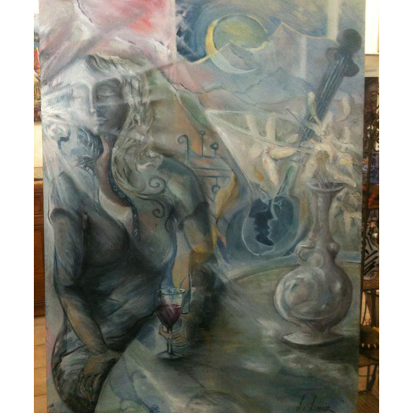 "Subtle Reams", &nbsp; &nbsp; 2012Oil on Linen36in. x 48in.-Private Collection-Luke Lamar