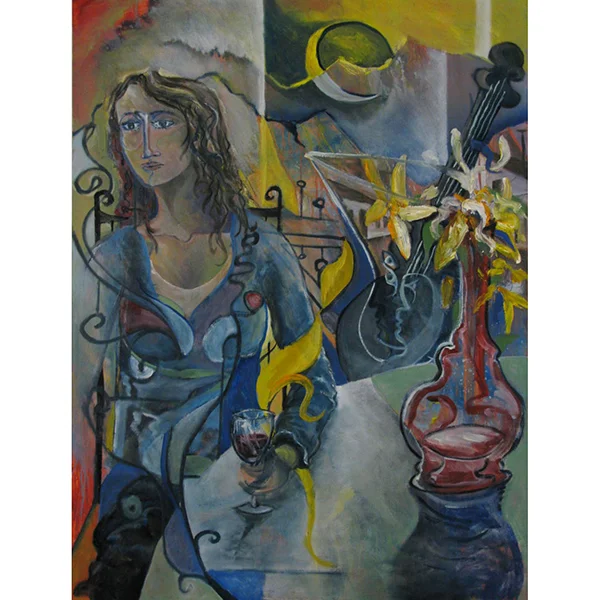 "Subtle Realms", &nbsp; &nbsp; 2012Oil on Linen36in. x 48in.-Private Collection-Luke Lamar