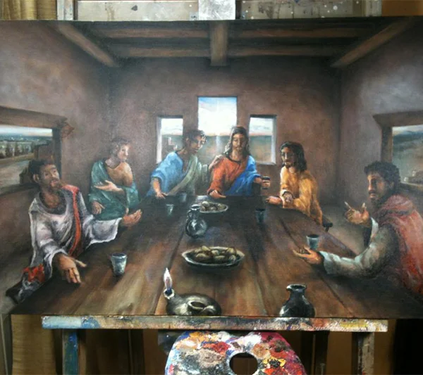 "Apostle's View", &nbsp; &nbsp; 2012Oil on Linen24in. x 36in.-Private Collection-Luke Lamar