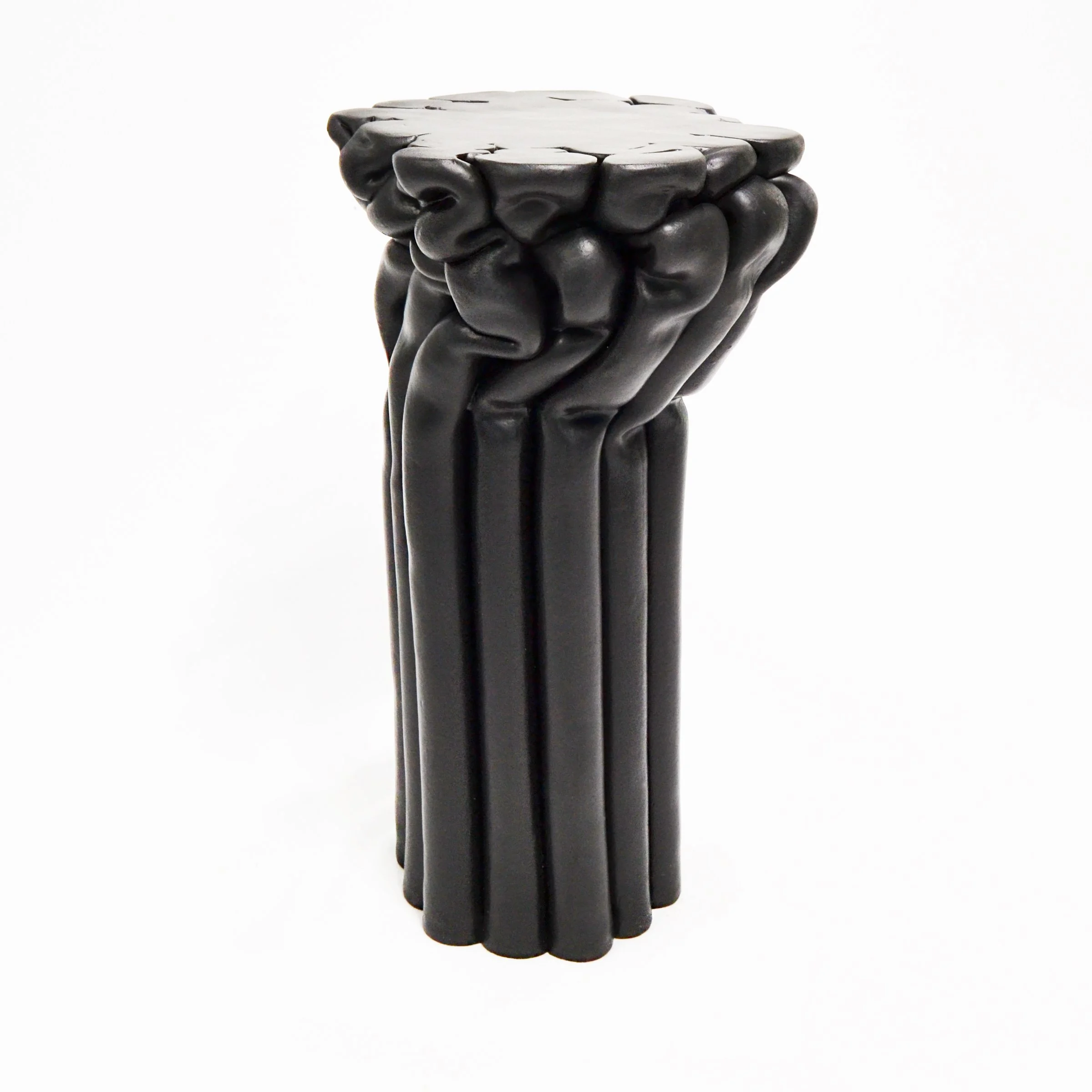 Grayson Fair End Table I 2026 ceramic glaze automotive paint (Main) 24.5 x 15.5 x 14 in.jpg