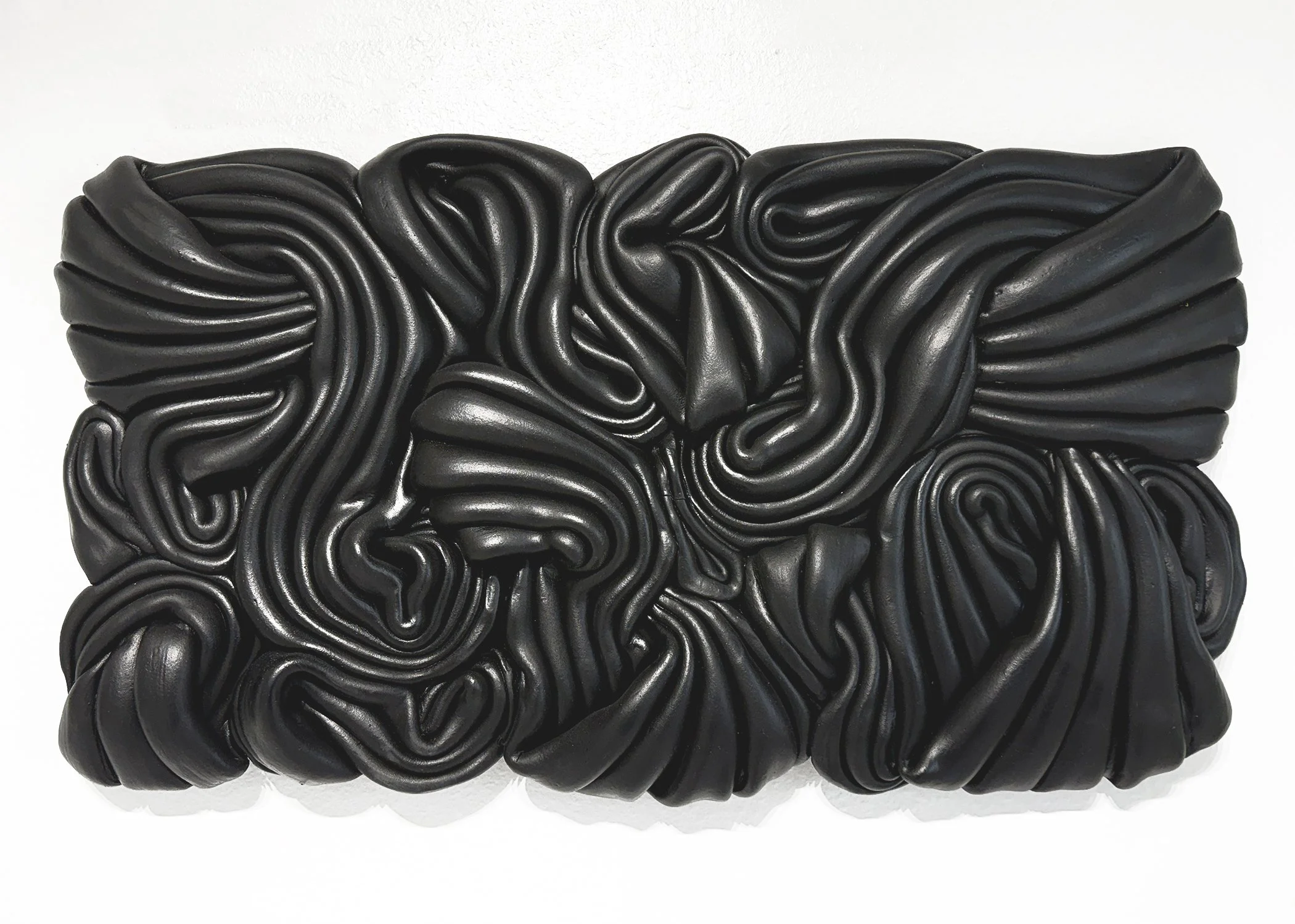 Tube Tile II, 2026 ceramic automotive paint 17.5x32x3.5.JPG