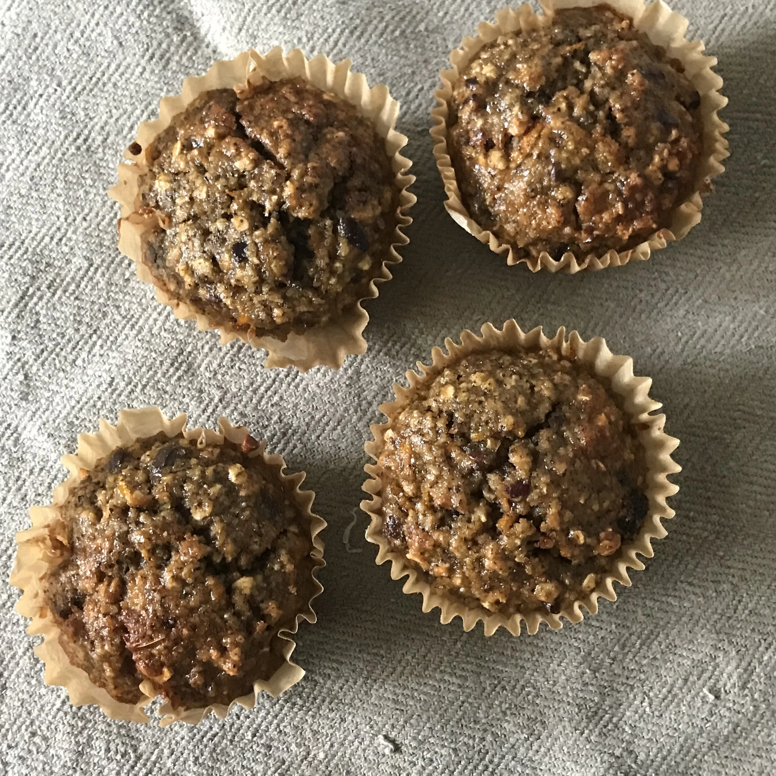 Carrot and Almond Breakfast Muffins