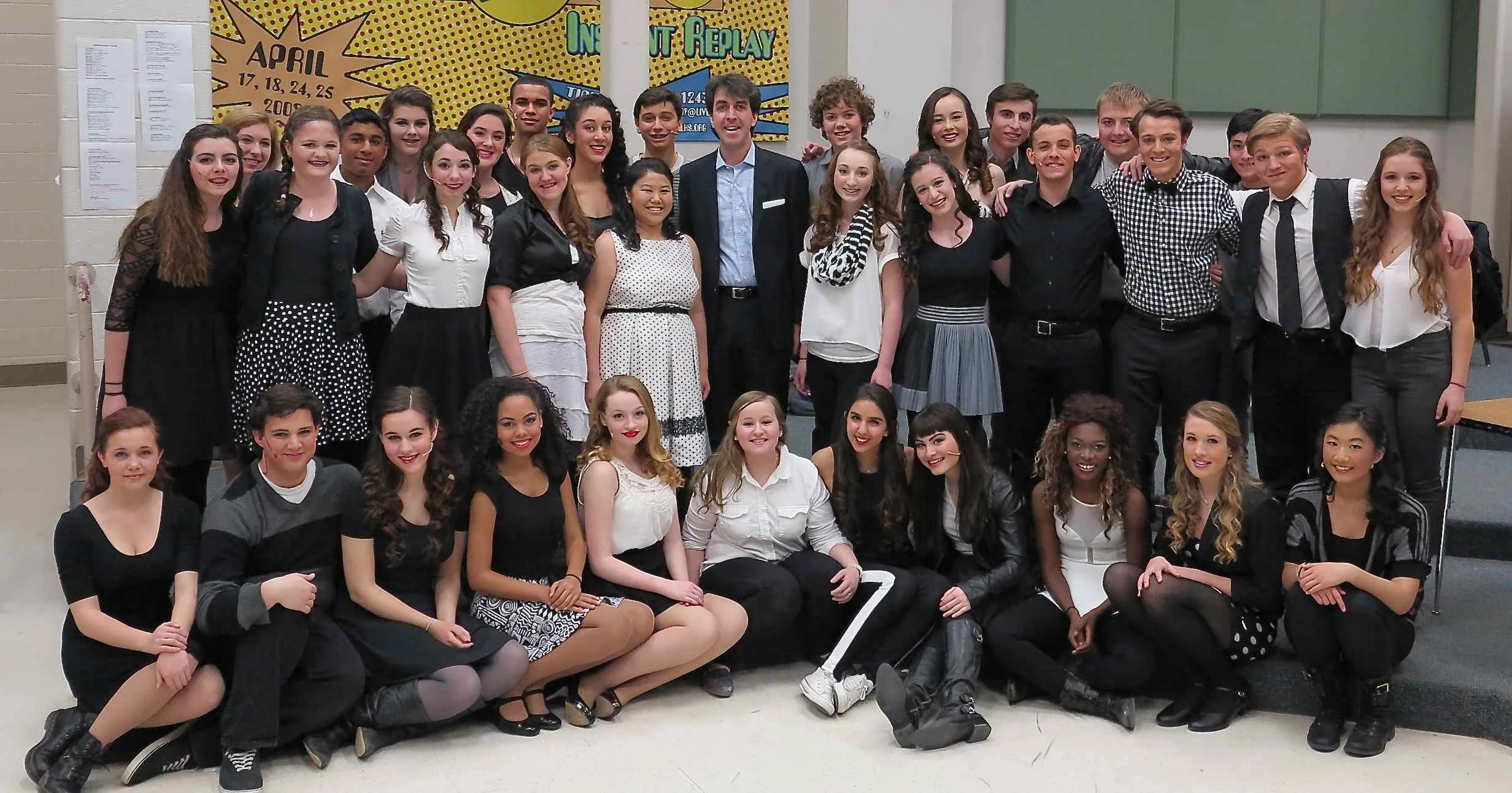 YAA Students with Guest Mentor Jason Robert Brown