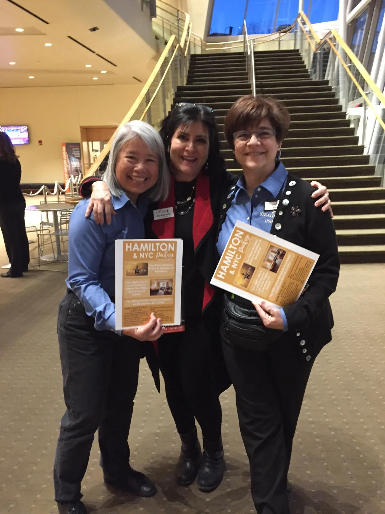 Winners pictured with YAA's Board Secretary and Events Committee Chair Delia Chapoy 
