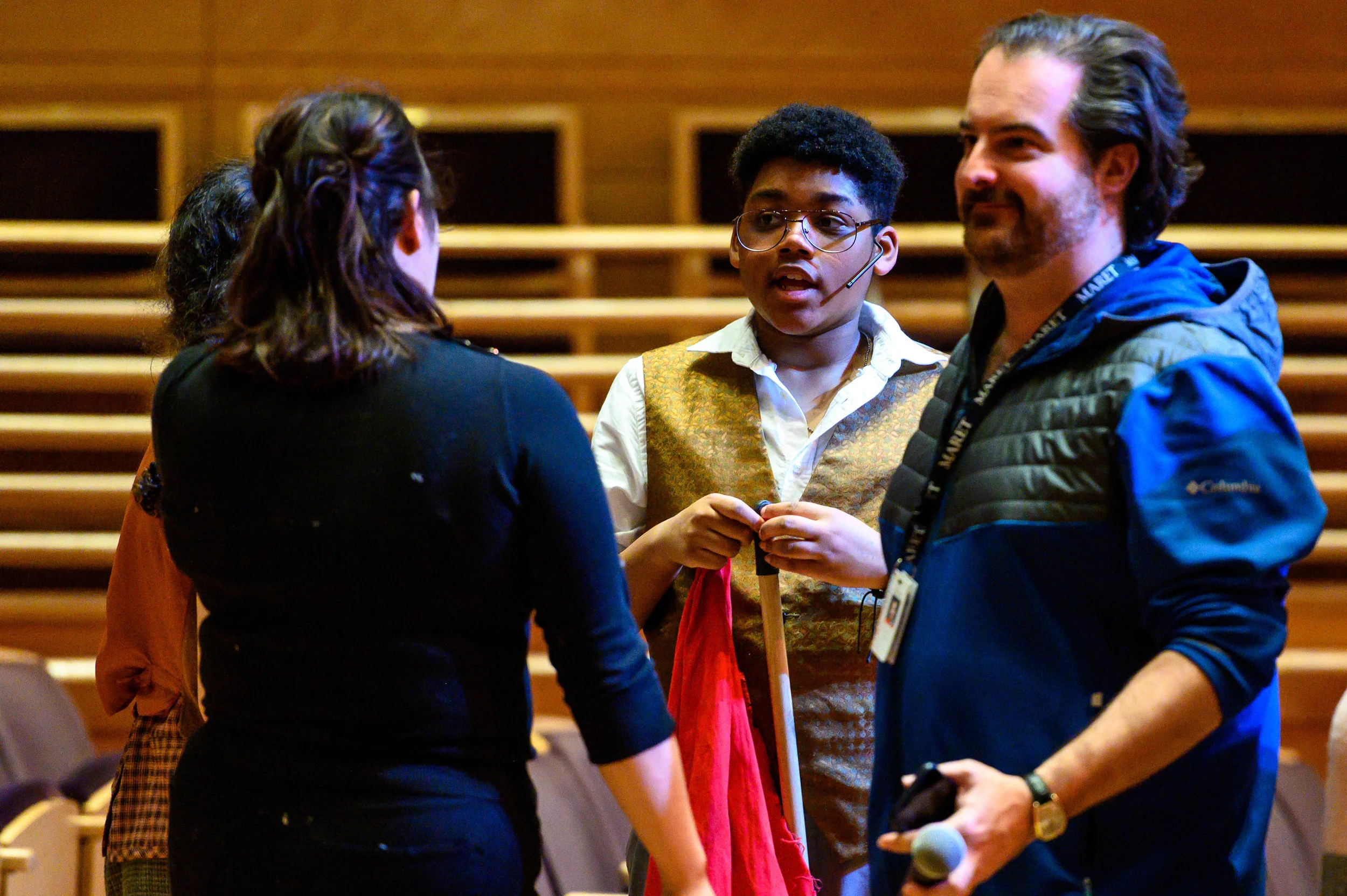 Vinny helping to direct YAA’s Production of Les Mis (2019).