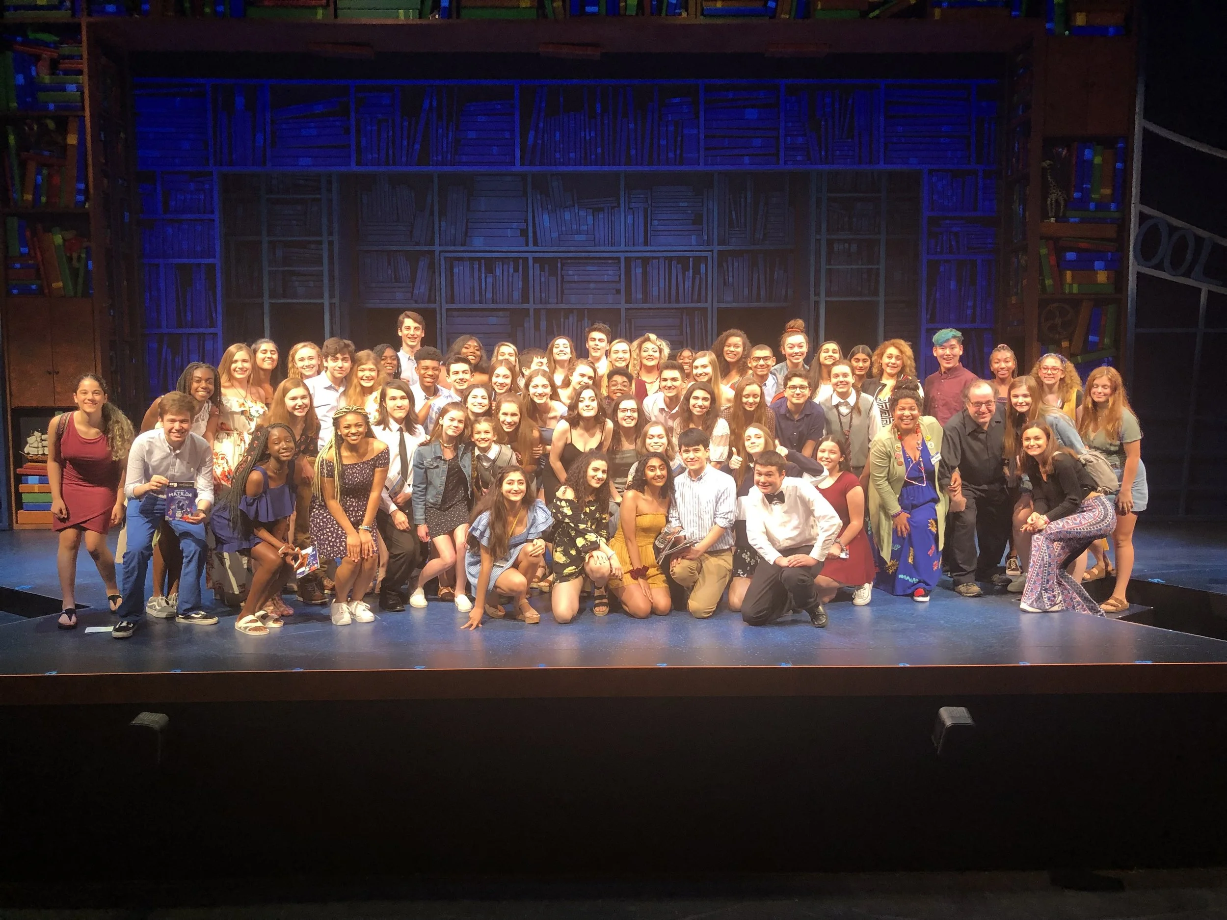 70 YAA students at the July 4th show