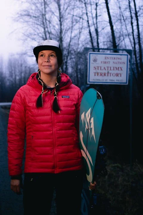 Sandy Ward, Lil'wat, Indigenous Snowboarder