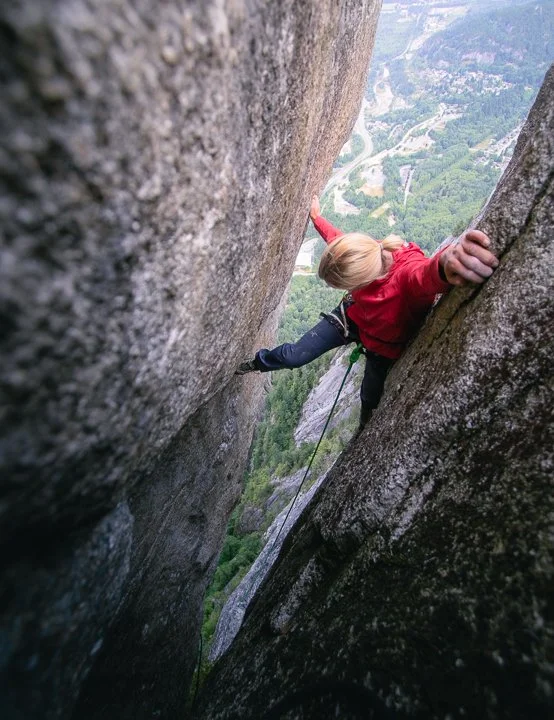 Brette Harrington on Stawamus Chief, BC Provincial park
