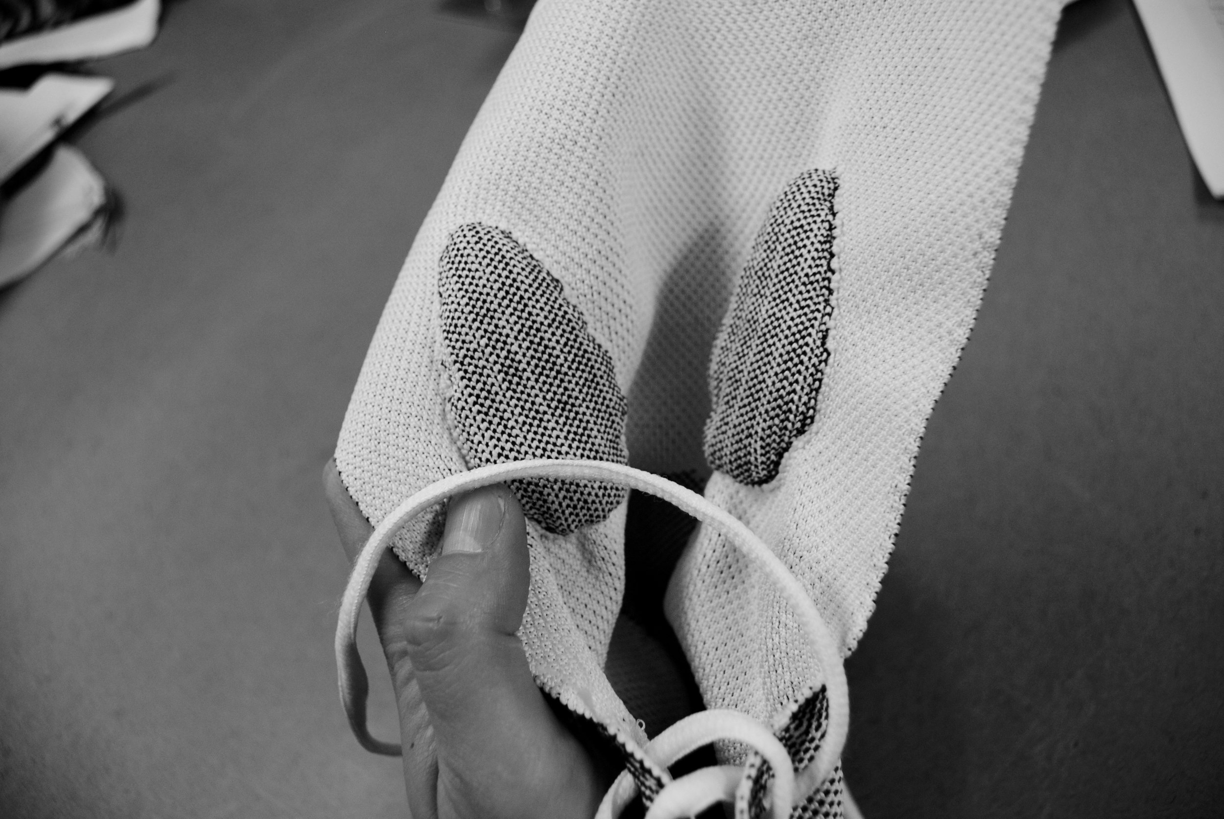 Ankle Brace with integrated padding. (No foam inserts.)