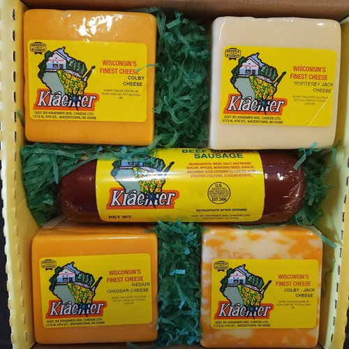 Supreme Sampler Gift Box – Wisconsin Cheese Mart