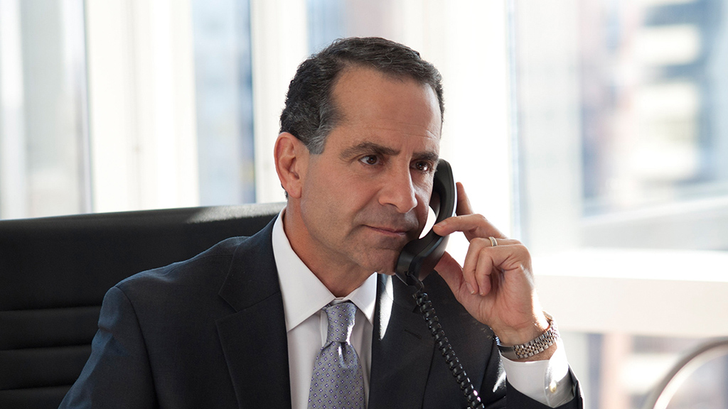 HBO's Too Big To Fail actor Tony Shalhoub is pictured in our Times Square conference room.
