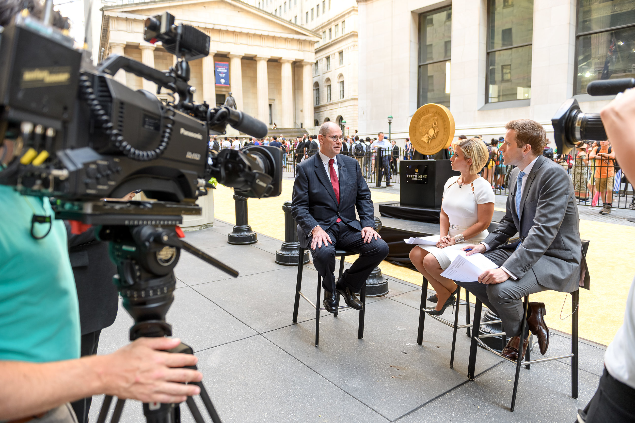  The Perth Mint CEO interviewed by CNBC Closing Bell to discuss the Perth Mint Physical Gold ETF.  